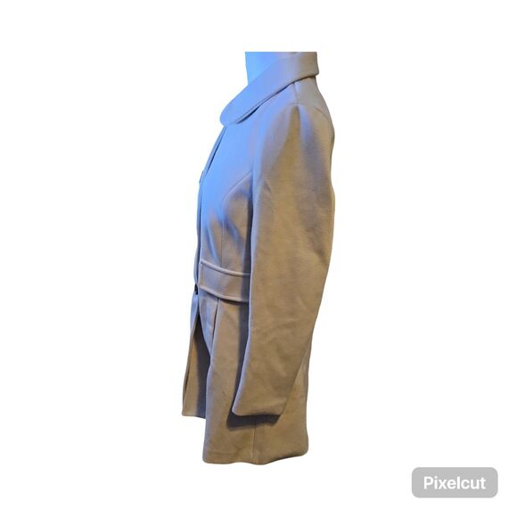 Allegra K Size Small Winter Overcoat with PeterPan Collar, single breasted  coat - Picture 7 of 11